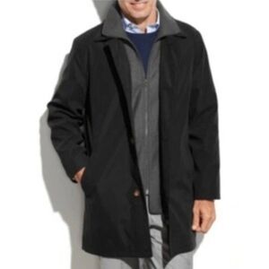 Ralph Lauren Mens 2‑in‑1 Winter Coat 40S Black Removable Liner 3‑Season Jacket